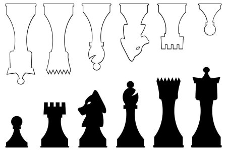 Шахматы из дерева