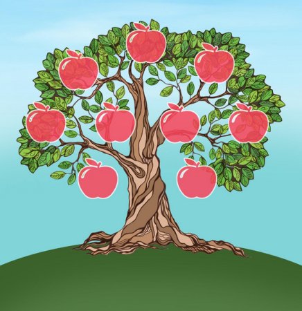 Яблоко для генеалогического дерева