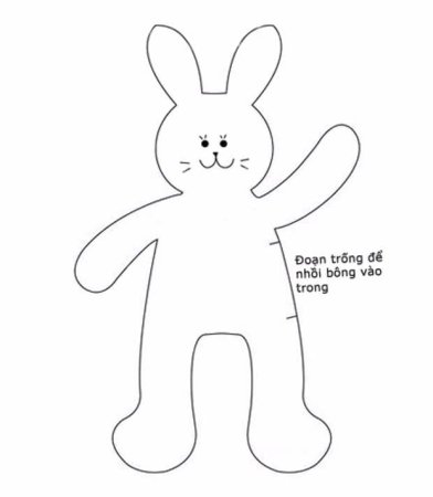 Зайца для шитья игрушки