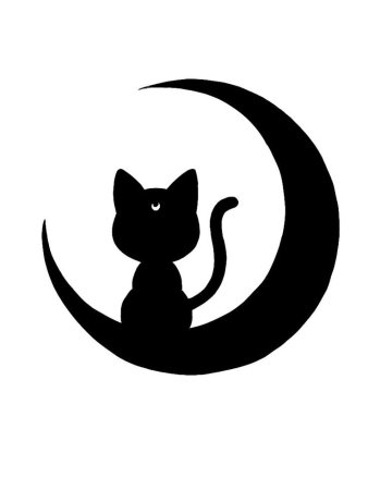 Коты на луне