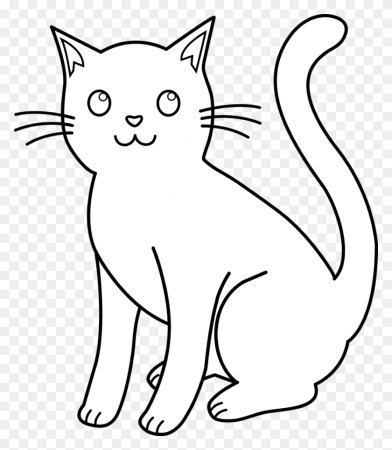 Нарисованный кот