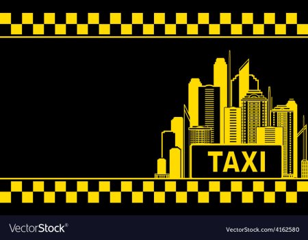 Визитка такси чб
