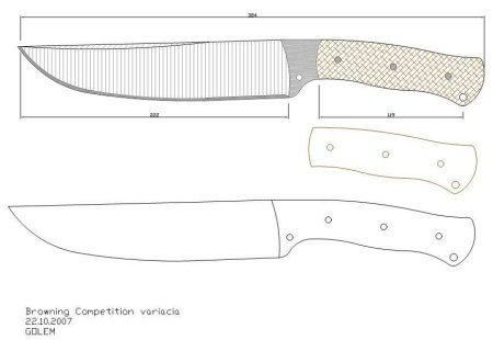 Ножи в натуральную величину