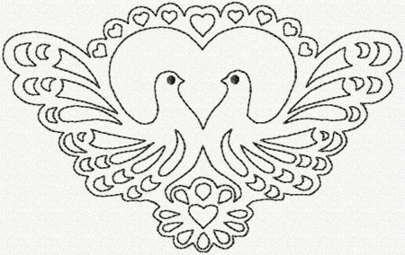 Гирлянда голубей на свадьбу