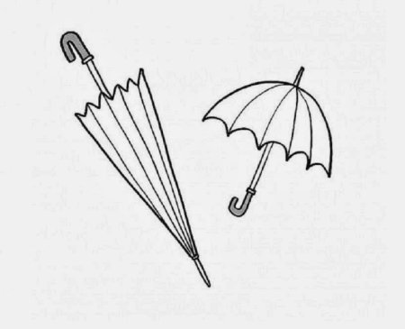 Зонтик для броши