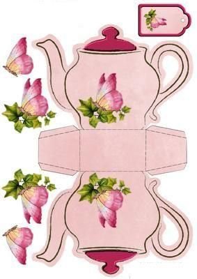 Коробочка чайник для чайных пакетиков