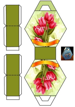 Коробочка для цветов