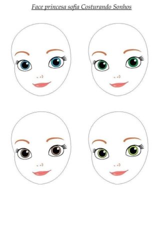 Нарисованные глаза для куклы