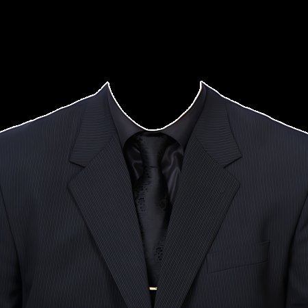 Черный мужской костюм