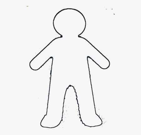 Фигура человечка ребенка