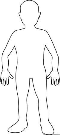 Нарисованное тело человека