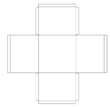 Коробочка из девяти квадратов