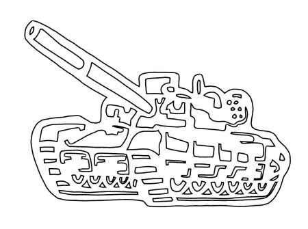 Вытынанка танк