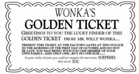 Золотой билет чарли и шоколадная фабрика