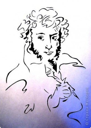 Вытынанка сказки пушкина