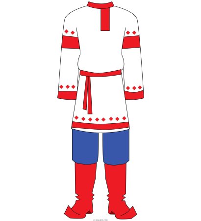 Русский национальный мужской костюм