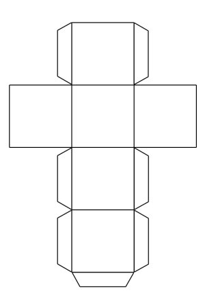 Объемная фигура квадрат