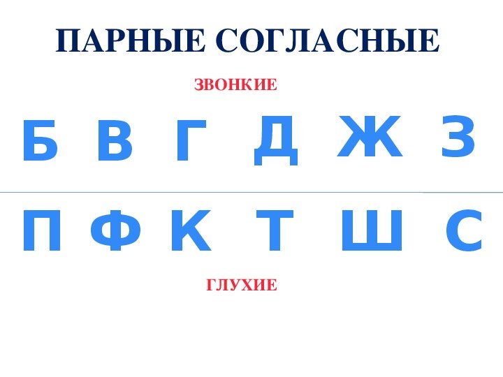 Парных букв