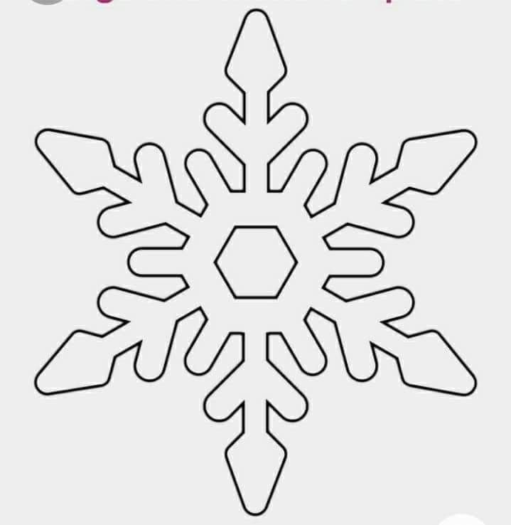 Снежинки шаблоны для вырезания