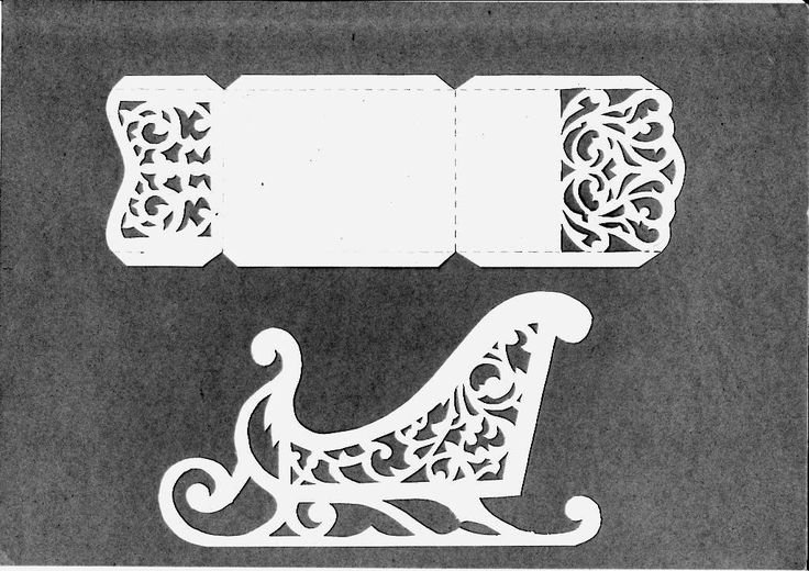 2 способа сделать новогодние сани из бумаги своими руками.