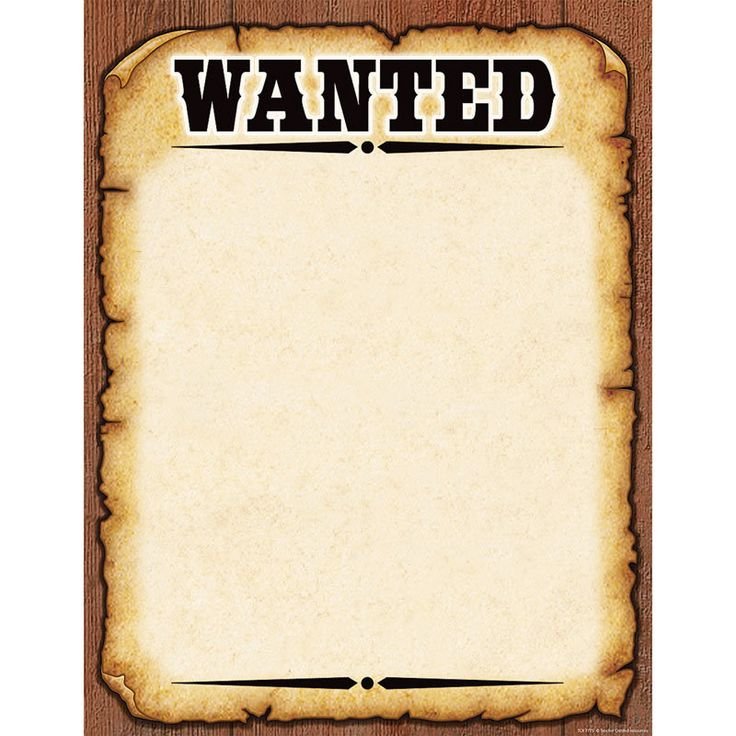 Wanted плакат