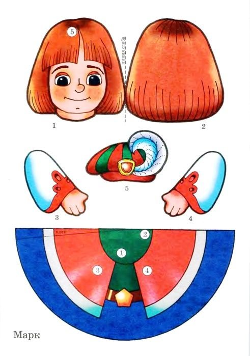 Театр конусные куклы