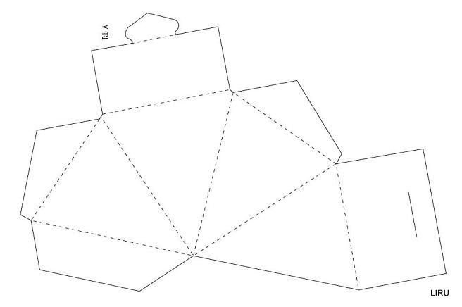 Развертка коробки