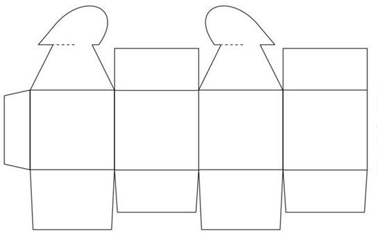 Схемы коробочек для подарков