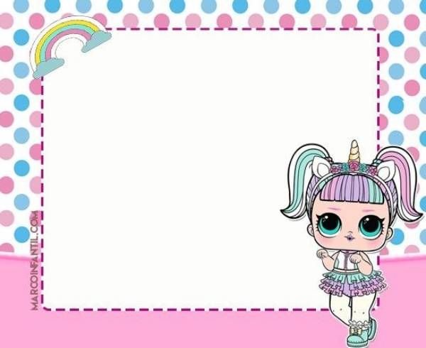 Приглашение кукла ЛОЛ