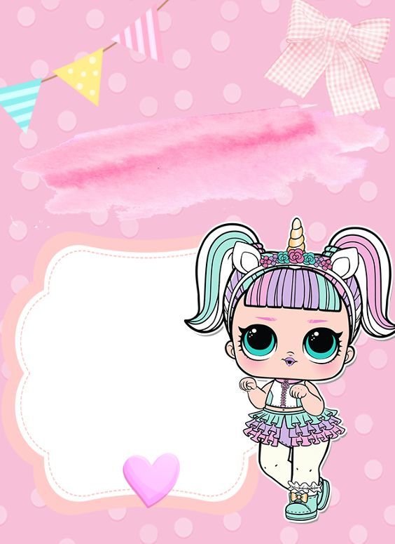 Приглашение на день рождения ЛОЛ