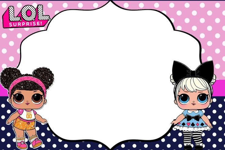 Рамка кукла ЛОЛ