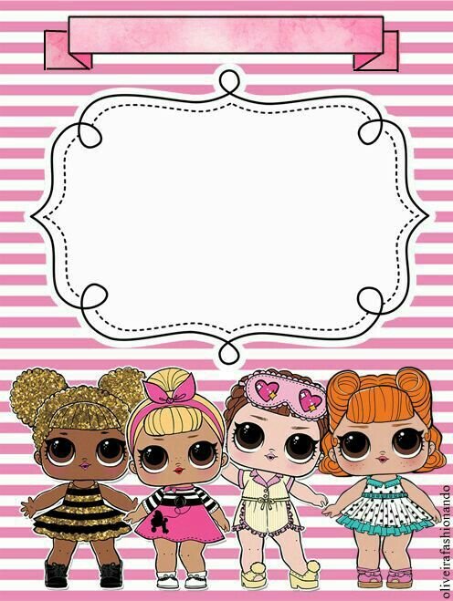 Пригласительные в стиле ЛОЛ