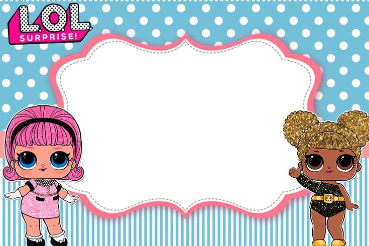 Приглашение кукла ЛОЛ