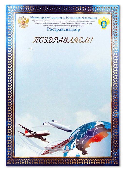 Диплом с самолетом