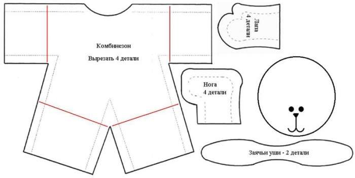 Выкройка одежды для Басика