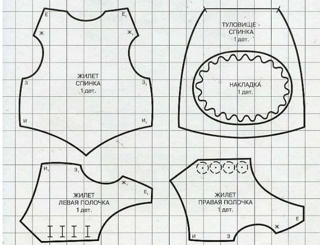 Лекала для одежды для Басика