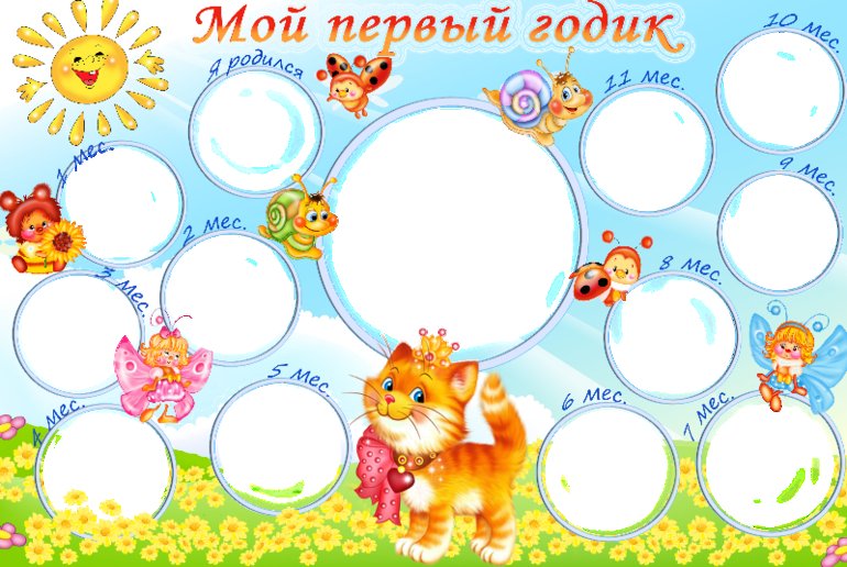 Мой первый год плакат