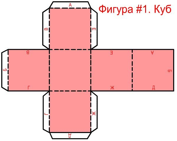 Развёртка Куба 6 на 6