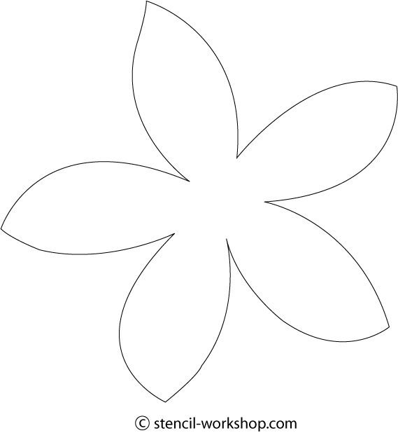 Трафареты цветов