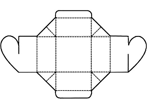 Развертка подарочной коробки