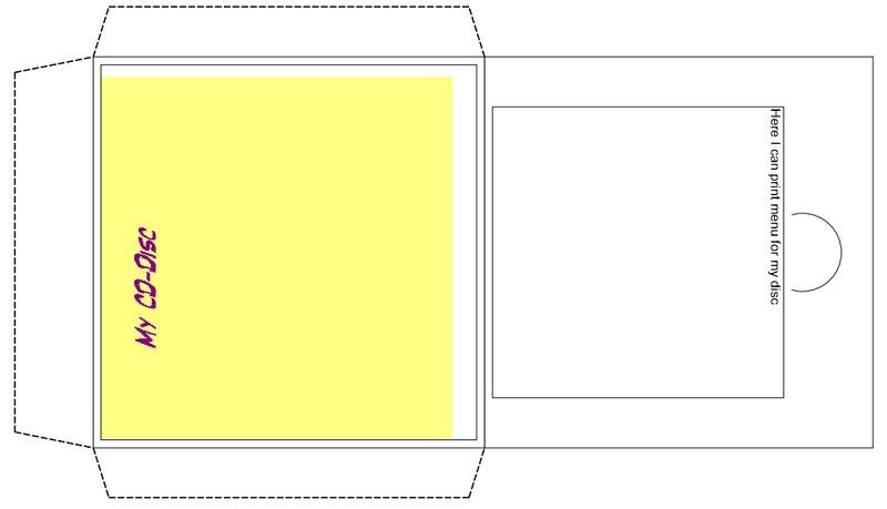 Как сделать конверт для диска из листа А4