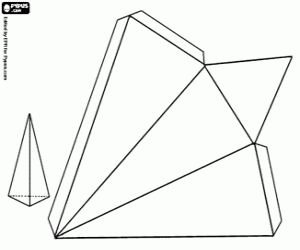 Объемная фигура пирамида