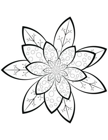 Цветы. Раскраска