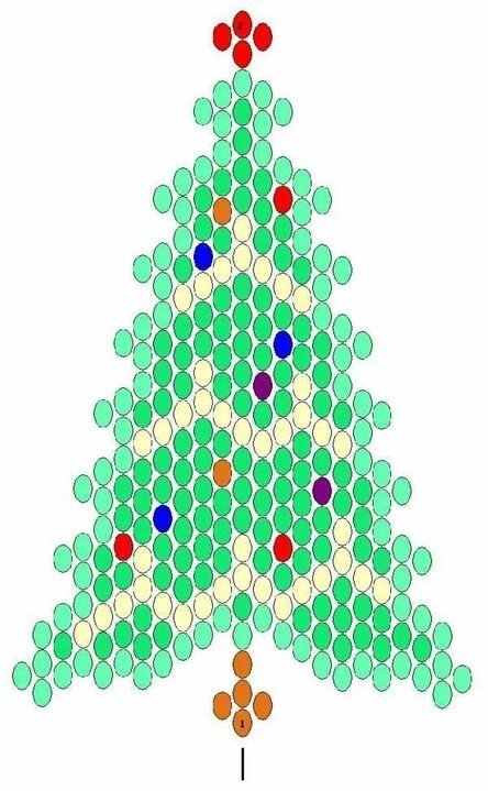 Мастер класс елки из пайеток | Изделия из Бисера
