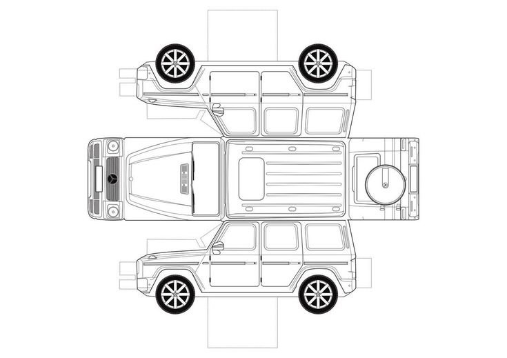 Чертеж Mercedes g63
