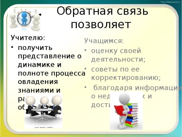 обратная связь по уроку