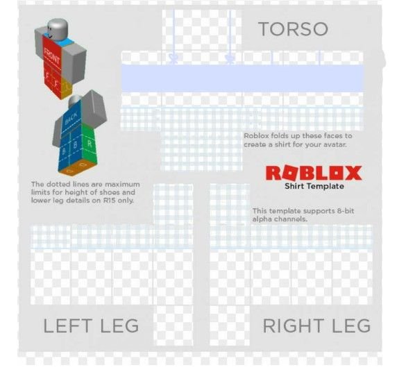 Схема на одежду в РОБЛОКСЕ