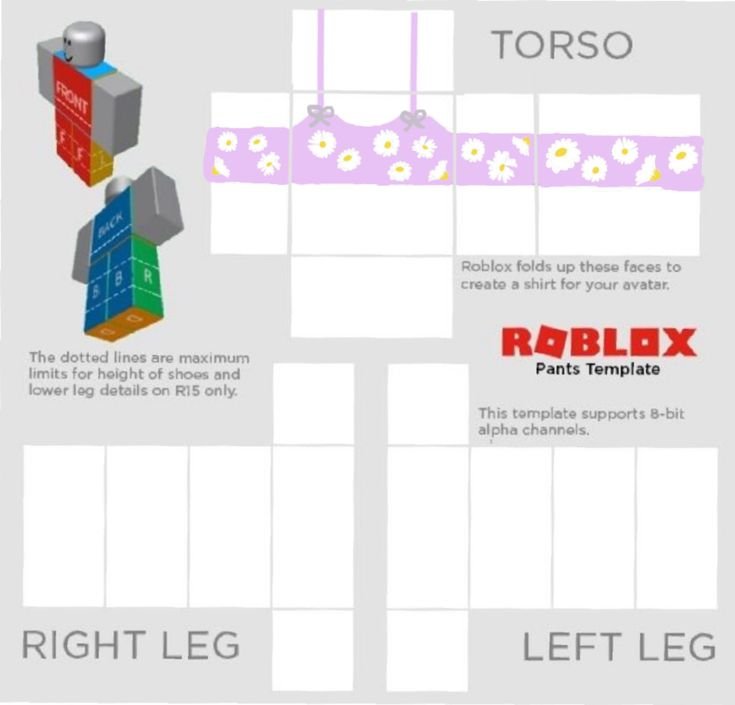 Образец одежды в РОБЛОКС