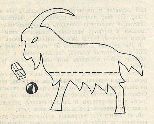 Выкройка козёл