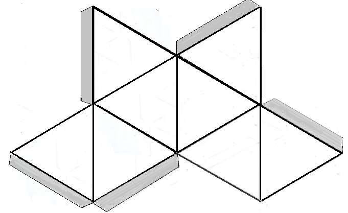 Правильный октаэдр развертка для склеивания а4